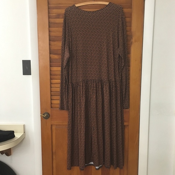 PASHMINA Modest Full Length Maxi Patterned Dress - Picture 2 of 6